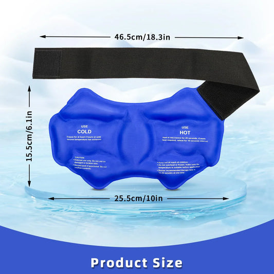 FitGearly ankle brace ice pack wrap for ankle injury relief, with adjustable straps and cold therapy compression for pain management.