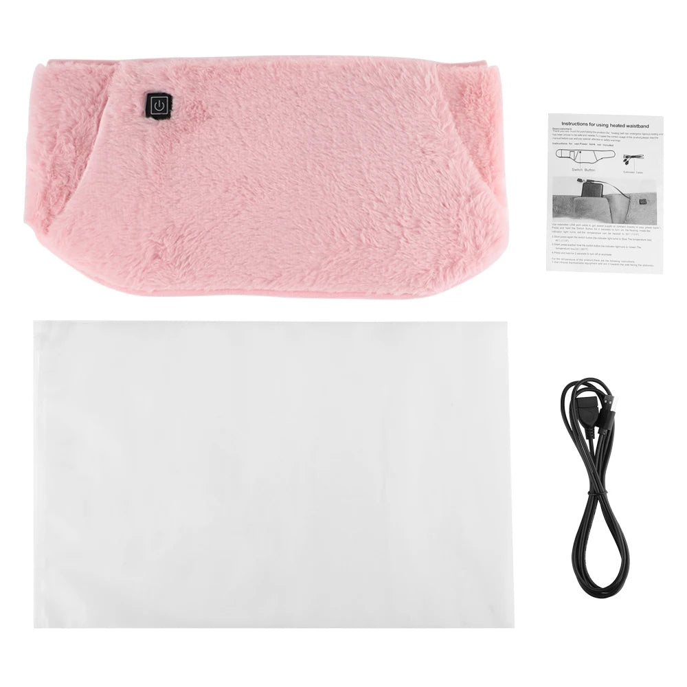 FitGearly electric graphene heating pad uterine belt designed for heat therapy and cold-proof uterine support in health and fitness.