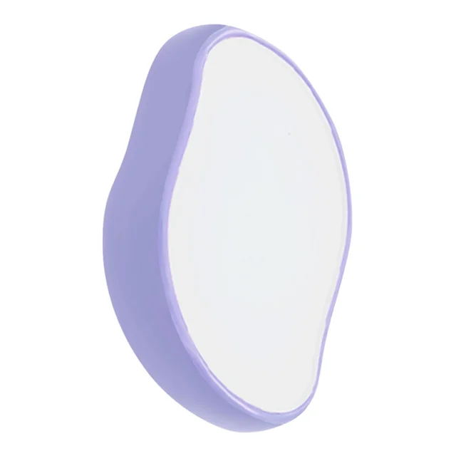 Crystal Physical Eraser Glass Hair Remover by FitGearly, a health and fitness tool with a clear glass design for hair removal.