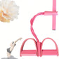 Six rubber pedal resistance bands with handles for fitness training, ideal for strength exercises and physical therapy.