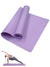 FitGearly non-slip Pilates exercise mat laid out on a wooden floor, showing textured surface for stability during workouts.