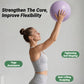 FitGearly 1-piece gym yoga fitness ball for exercise and stretching, made of durable, anti-slip material for stability during workouts.