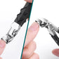 Professional Stainless Steel Toenail Clippers for Seniors, Wide Jaw, Angled Head, Concave Blade