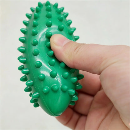 FitGearly spiky foot massage and yoga workout ball, used for foot therapy and fitness exercises, with textured surface for stimulation.
