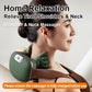FitGearly Bionic Neck Shoulder Massager Pillow showing ergonomic design and soft fabric for targeted muscle relief.