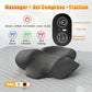 FitGearly electric vibration neck massager and cervical pillow for relaxing neck therapy and muscle relief.