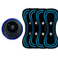 FitGearly Muscle Electric Neck Massager showing ergonomic design and adjustable straps for targeted muscle relief.