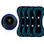 FitGearly Muscle Electric Neck Massager showing ergonomic design and adjustable straps for targeted muscle relief.
