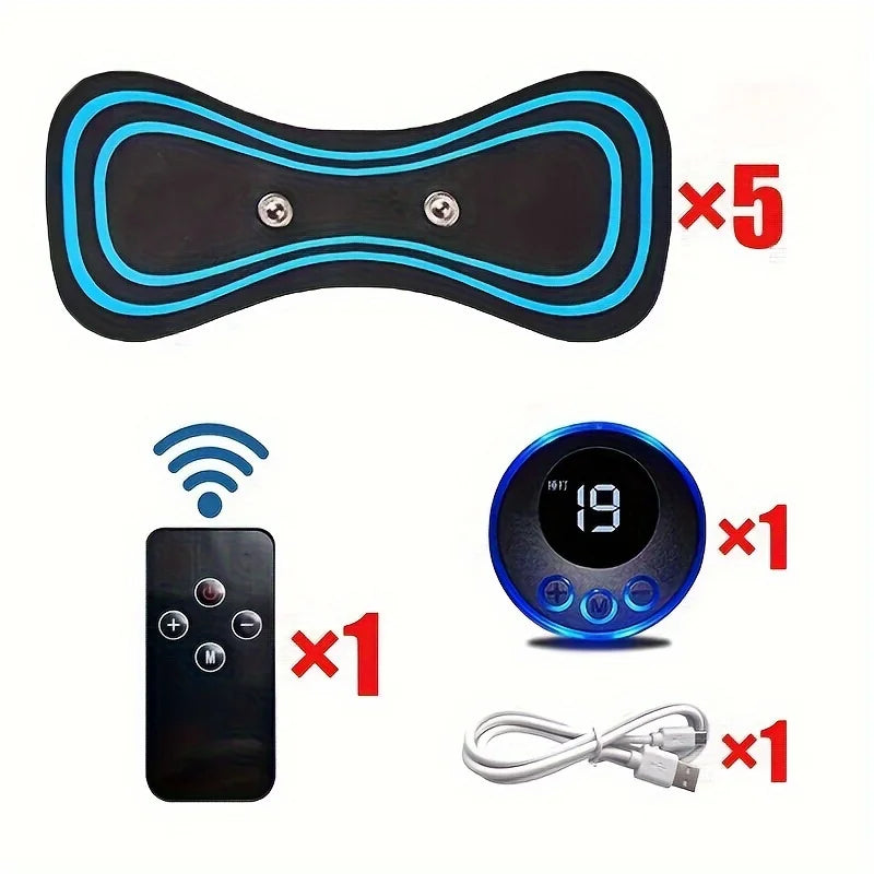 FitGearly Muscle Electric Neck Massager showing ergonomic design and control buttons for targeted neck relief.