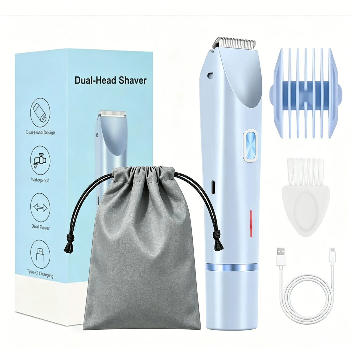 FitGearly electric hair remover trimmer for gentle hair removal, displayed on a clean white background.