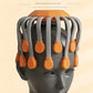 Orange Octopus Head Massager, 10/20 Independent Massage Heads, Wireless Vibration Scalp Scratcher for Daily Relaxation