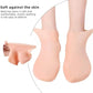 Silicone mask cover, ear-mounted fixed mask to moisturize and absorb essence, reusable hydrating three-piece set, gloves, foot c