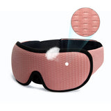Soft padded sleep mask for eyes by FitGearly, designed to block out light and improve sleep comfort.