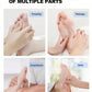 FitGearly automatic pulse foot massage pad with heat feature, showing a close-up of the cushioned footrest with massage nodes.