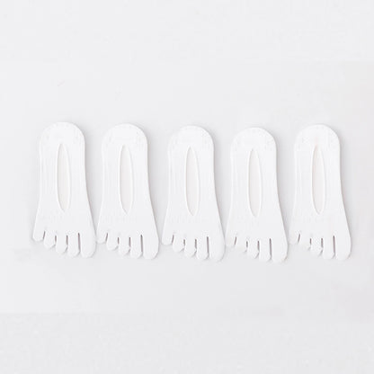 5 pairs Women Socks with Fingers Breathable Summer Ultra-thin Transparent Sock Invisible Elastic Boat Socks Comfortable Boat Sox