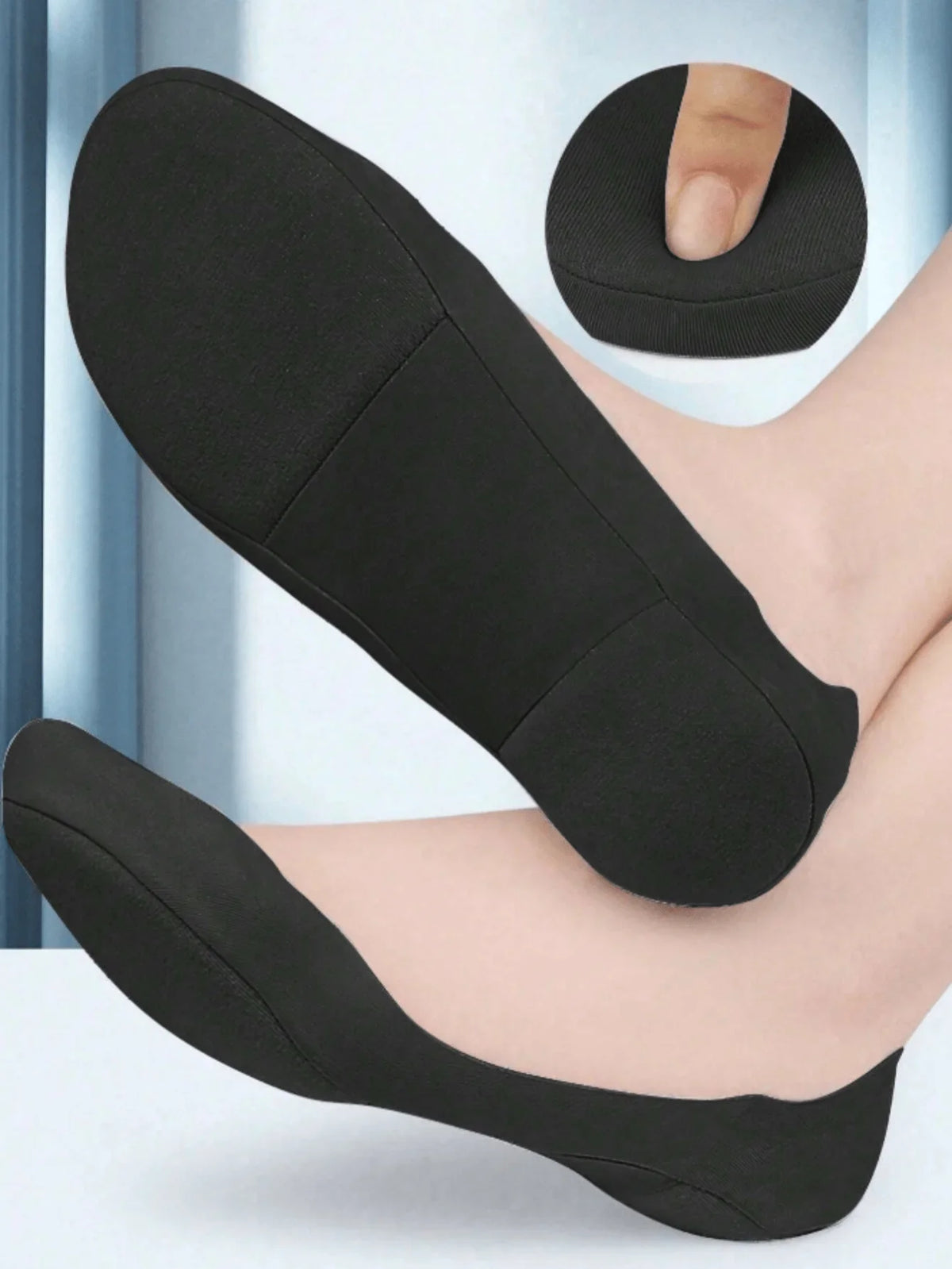 Women's boat socks by FitGearly designed for plantar fasciitis relief, featuring comfortable, supportive health and fitness footwear.