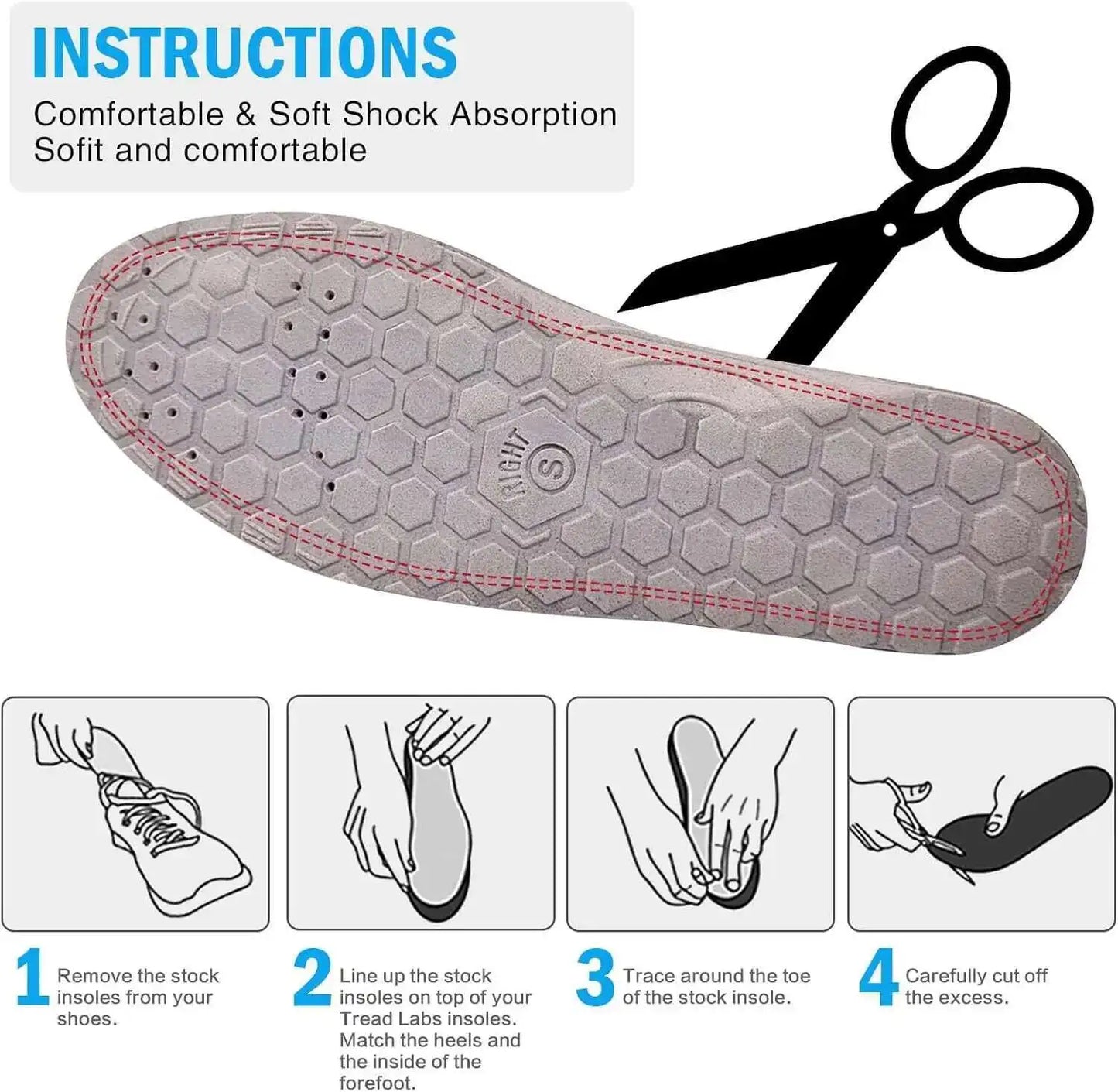 Therapy Sports Insoles Massage Medical Magnetic Foot Weight Loss Slimming Acupressure Insole Anti-fatigue Health Care Shoe Pads