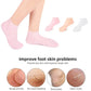 Silicone mask cover, ear-mounted fixed mask to moisturize and absorb essence, reusable hydrating three-piece set, gloves, foot c