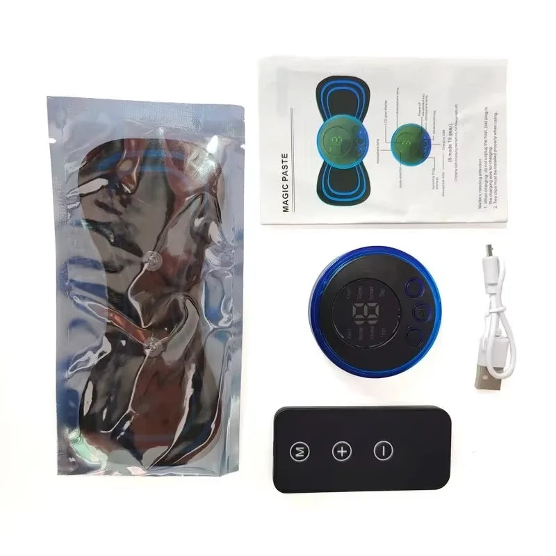 FitGearly Muscle Electric Neck Massager showing ergonomic design and control buttons for soothing neck muscle relief.