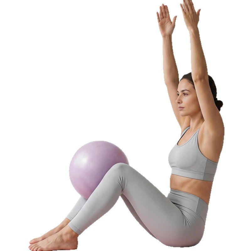 FitGearly 1-piece yoga fitness ball for gym and health exercises, shown in vibrant blue with textured surface for grip.