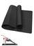 FitGearly non-slip Pilates exercise mat laid out on a wooden floor, designed for health and fitness workouts.