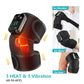 Heated Vibration Knee Massager Cordless Rechargeable 3-in-1 Shoulder & Elbow Support with Timer Electric Portable Brace