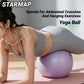 FitGearly gym yoga fitness ball for health and fitness, shown in the image on a neutral background.