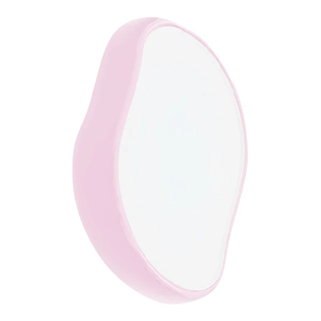 Crystal physical eraser glass hair remover by FitGearly, showing a sleek, transparent device designed for hair removal.