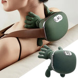 FitGearly Bionic Neck Shoulder Massager Pillow with ergonomic design for relaxing muscle relief and pain reduction.