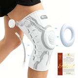 Kuangmi Smart Knob Knee Brace with Patella Gel Pad and Lateral Stabilizer, Compression Knee Brace for Exercise (Single), KMh752