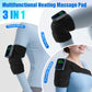 Heated Vibration Knee Massager Cordless Rechargeable 3-in-1 Shoulder & Elbow Support with Timer Electric Portable Brace