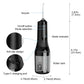 Electric wireless dental floss cleaner by FitGearly, showing the compact device with a sleek design for oral hygiene.
