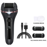 FitGearly electric callus remover foot file grinder for pedicure, with ergonomic design and rechargeable battery for smooth, healthy feet.