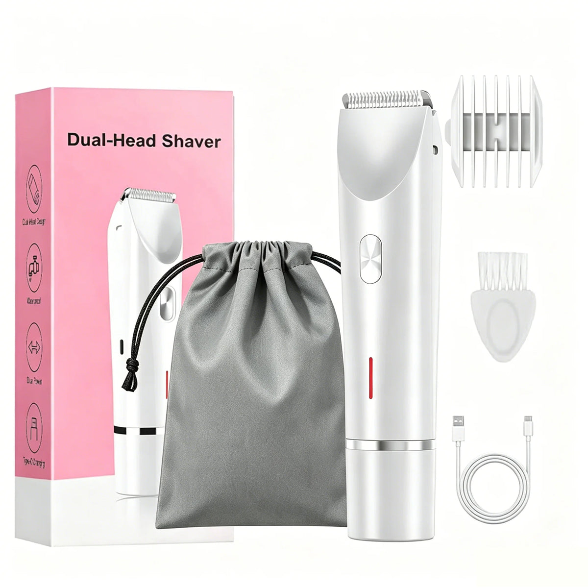 FitGearly electric hair remover trimmer for health and fitness, compact device with ergonomic design for easy hair removal.