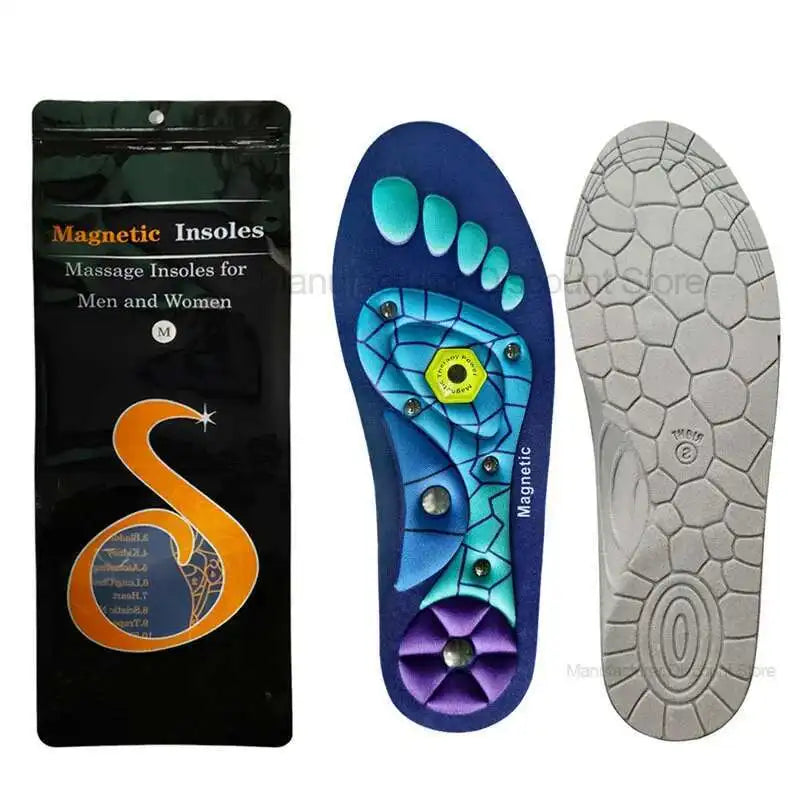 Therapy Sports Insoles Massage Medical Magnetic Foot Weight Loss Slimming Acupressure Insole Anti-fatigue Health Care Shoe Pads